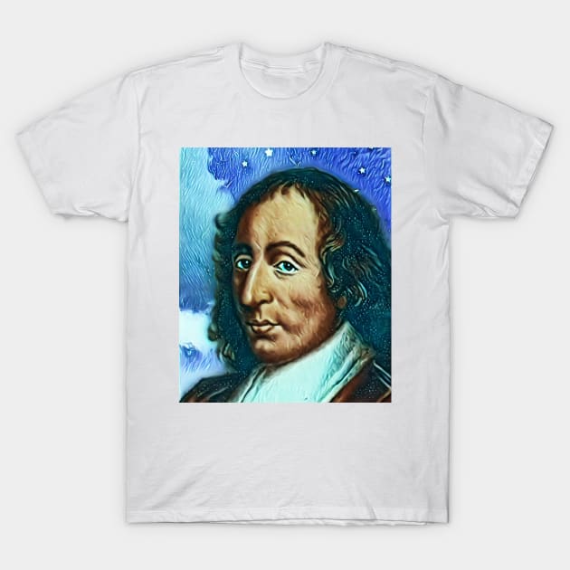 Blaise Pascal Portrait | Blaise Pascal Artwork 7 T-Shirt by JustLit